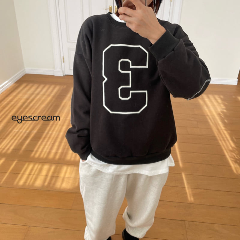 Eyescream - Korean Women Fashion - #momslook - Number 3 Sweatshirt (Adult) - 8