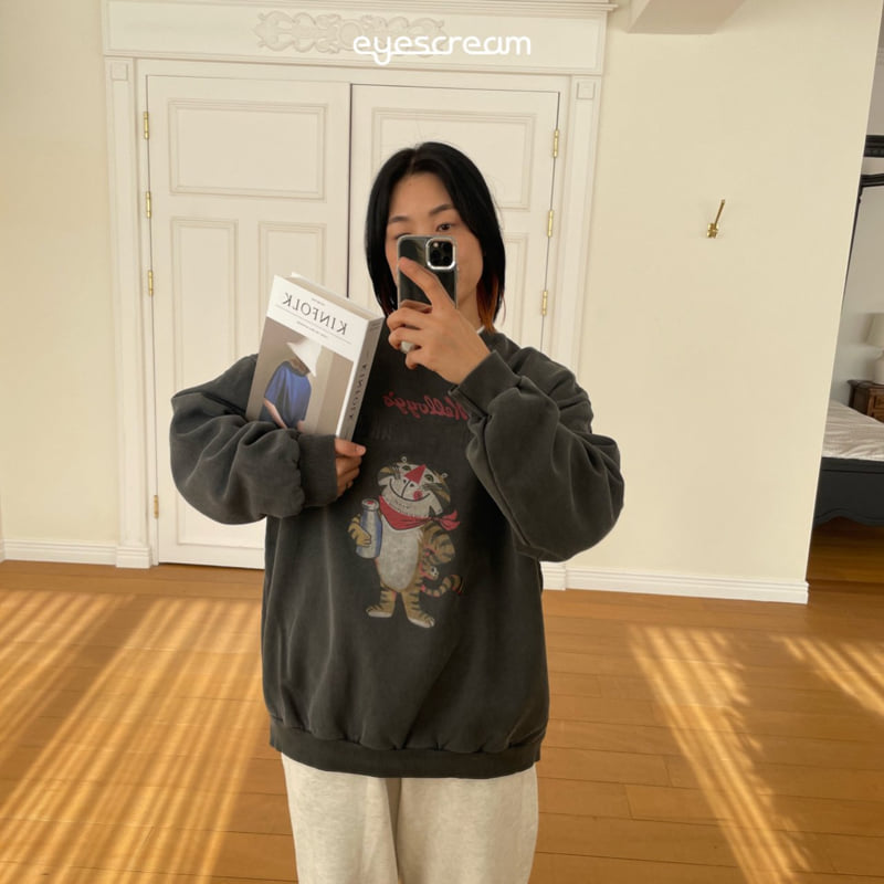 Eyescream - Korean Women Fashion - #thatsdarling - New Face Kellogg Sweatshirt (Adult) - 5