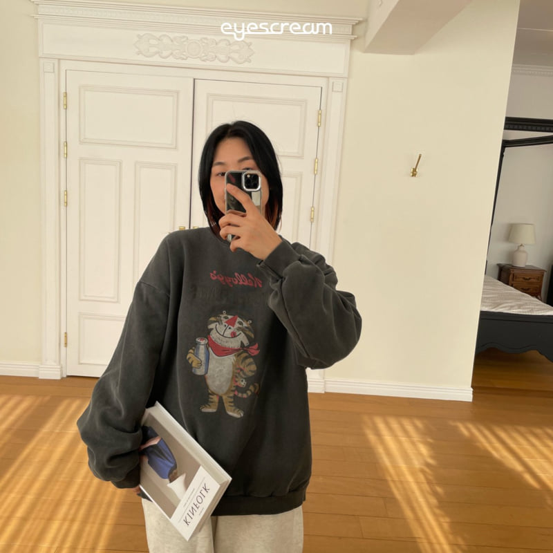 Eyescream - Korean Women Fashion - #thelittlethings - New Face Kellogg Sweatshirt (Adult) - 6