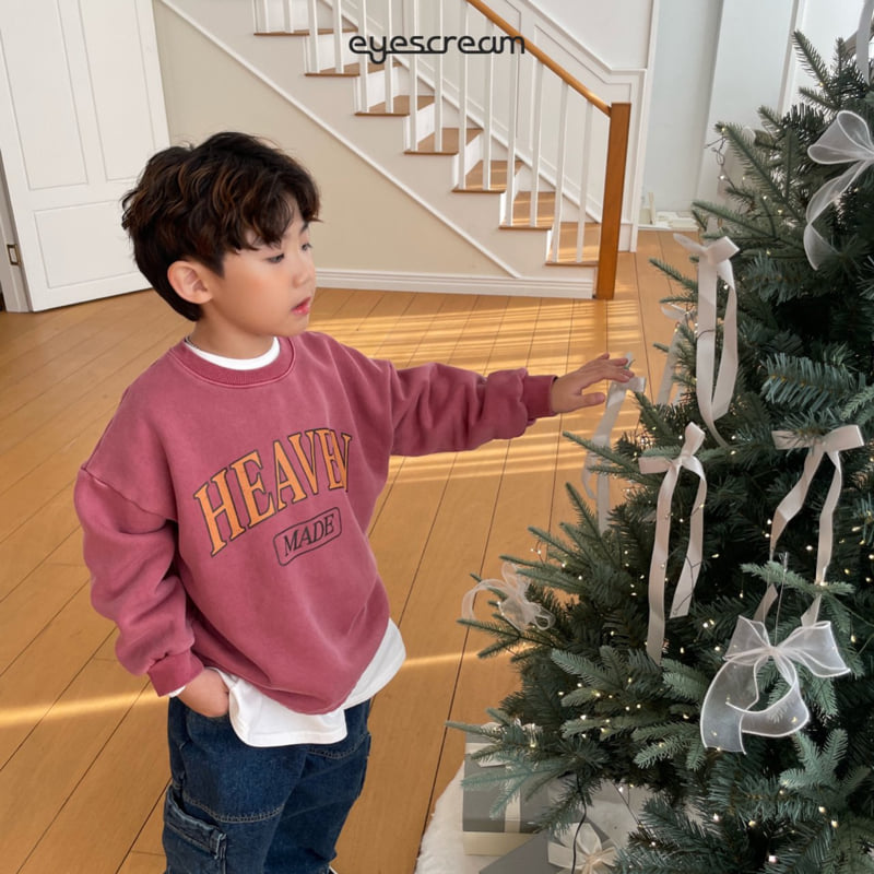 Eyescream - Korean Women Fashion - #vintagekidsstyle - Heaven Fleece Sweatshirt (Adult) - 11