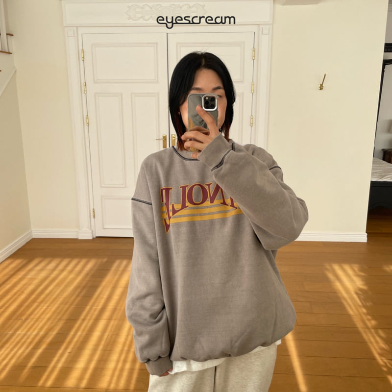 Eyescream - Korean Women Fashion - #womensfashion - Pinoli Pig Sweatshirt (Adult) - 5