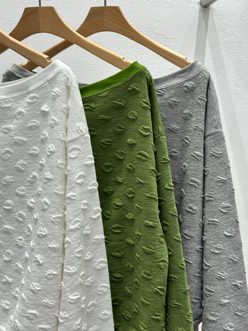 Flash - Korean Women Fashion - #momslook - Bubble Bubble Sweatshirt - 2