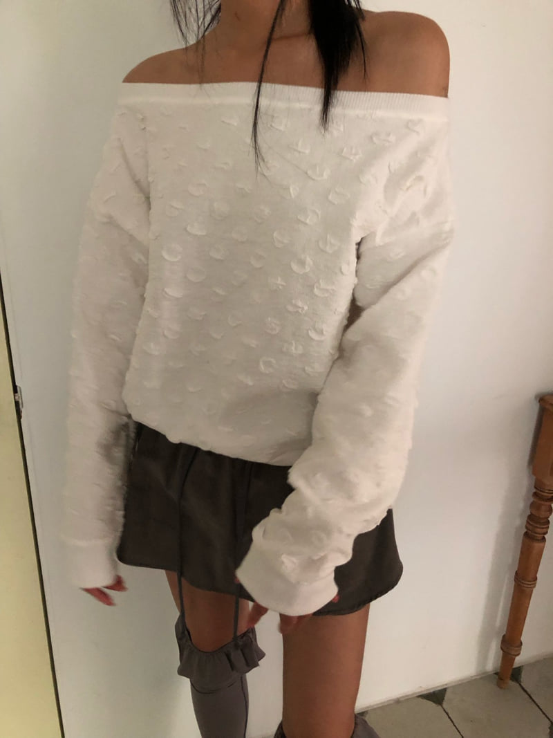 Flash - Korean Women Fashion - #womensfashion - Bubble Bubble Sweatshirt - 4