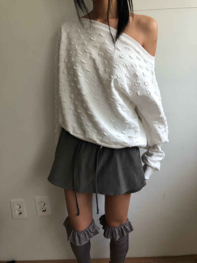 Flash - Korean Women Fashion - #momslook - Bubble Bubble Sweatshirt - 6