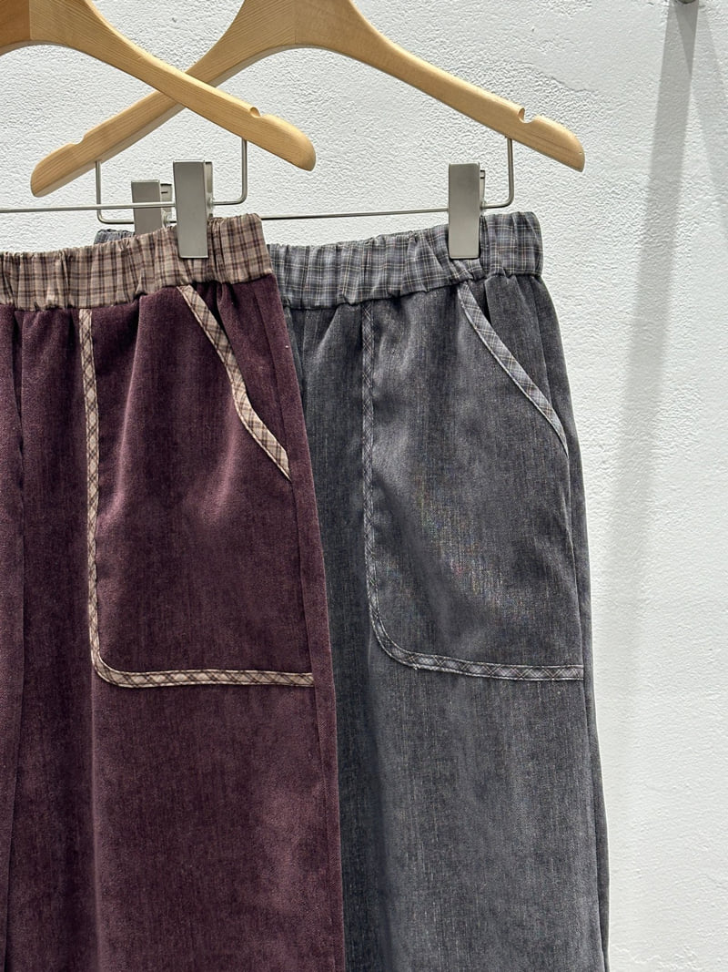 Flash - Korean Women Fashion - #momslook - Cheese Check Pants - 2