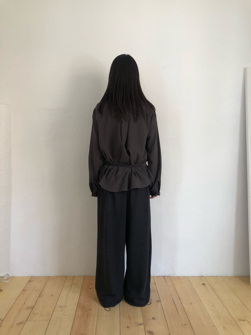 Flash - Korean Women Fashion - #momslook - Love Dusty Frill Shirt - 12