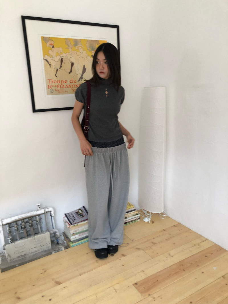 Flash - Korean Women Fashion - #momslook - Point Sagging Pants - 6