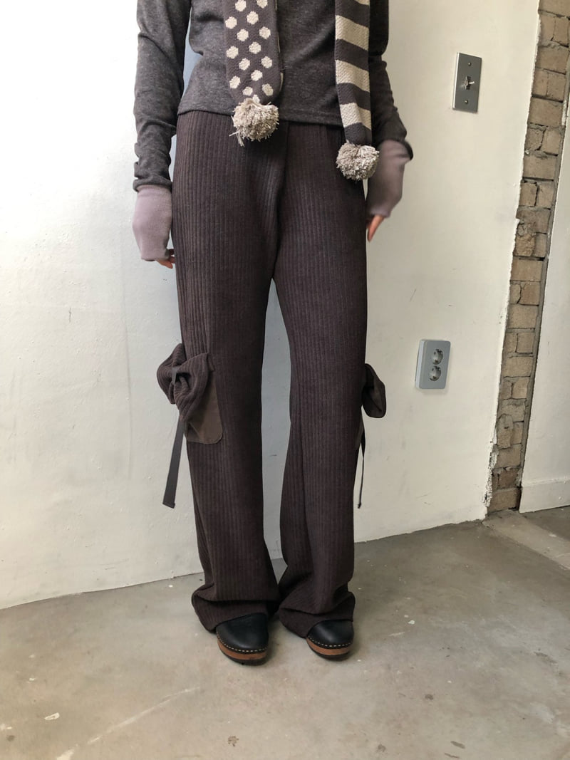 Flash - Korean Women Fashion - #momslook - Ribbon Goat Pants - 5