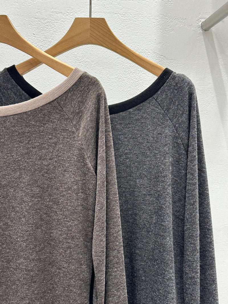Flash - Korean Women Fashion - #momslook - Down Color Tee - 2