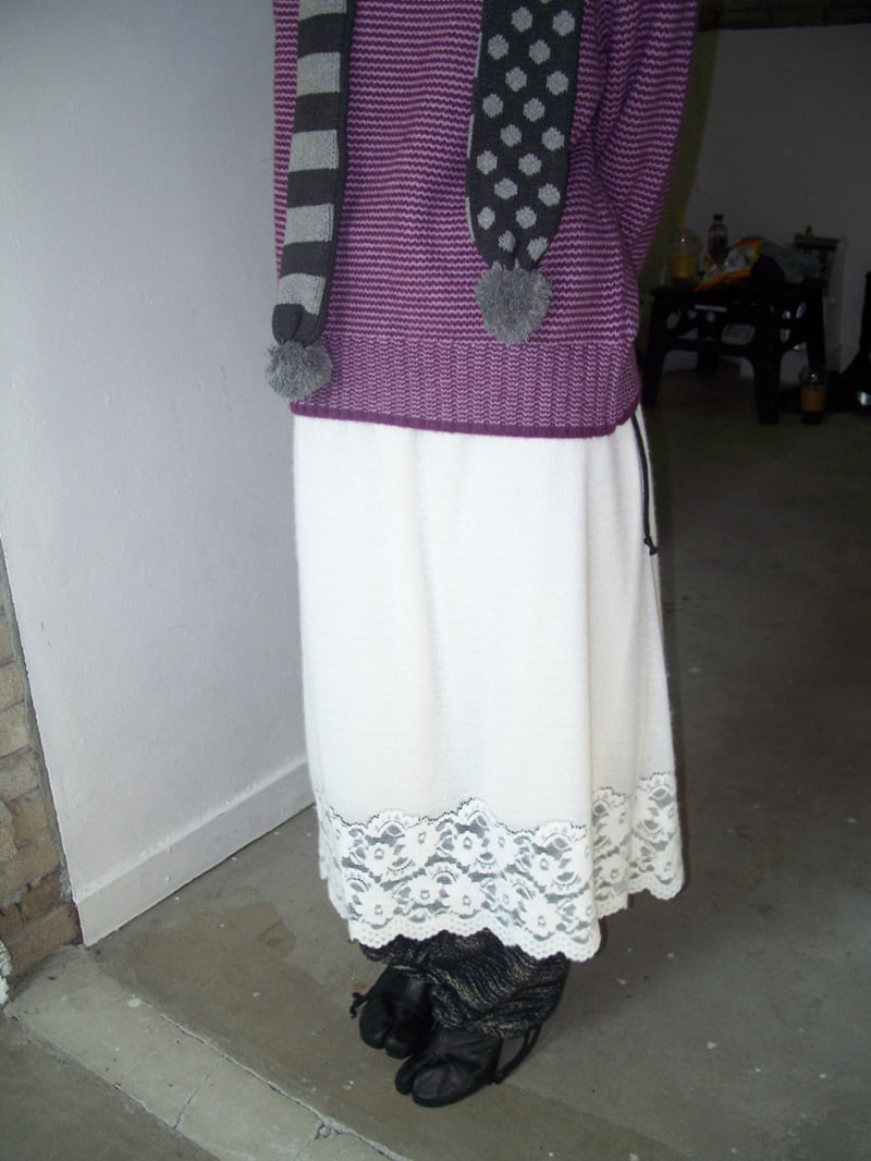 Flash - Korean Women Fashion - #womensfashion - Lace Knit Skirt - 4