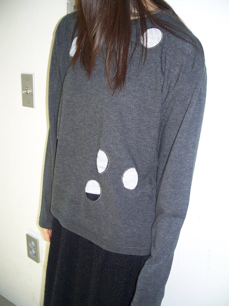 Flash - Korean Women Fashion - #momslook - Six Hole Point Tee - 12
