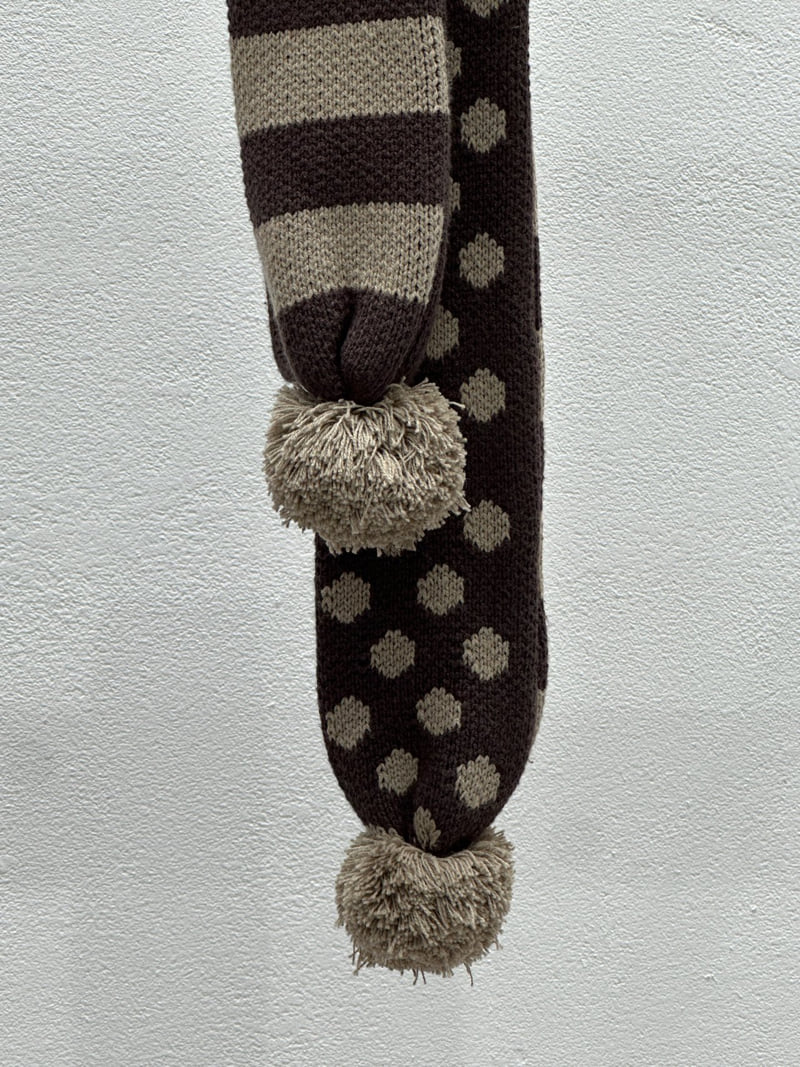 Flash - Korean Women Fashion - #momslook - Cute Pom Pom Muffler - 5