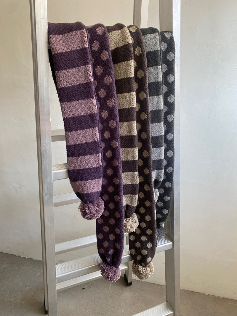 Flash - Korean Women Fashion - #momslook - Cute Pom Pom Muffler - 9