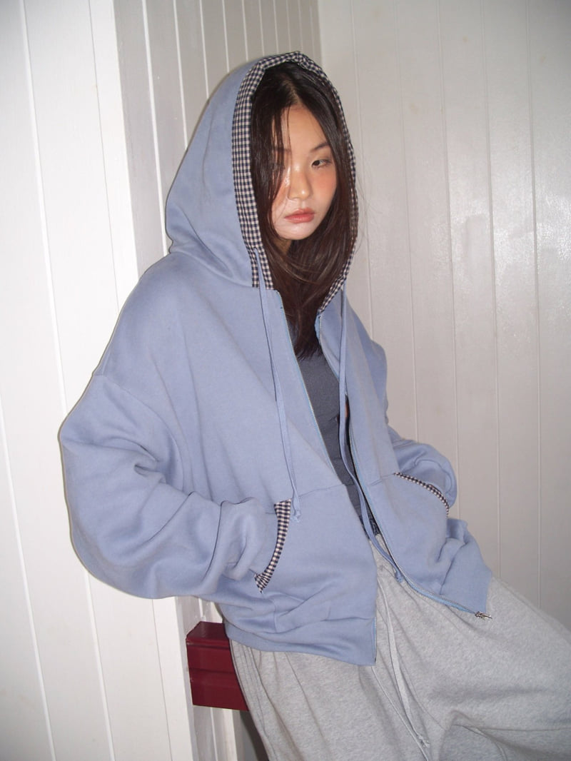 Flash - Korean Women Fashion - #pursuepretty - Pepper Double Fleece Hood Zip-up - 3