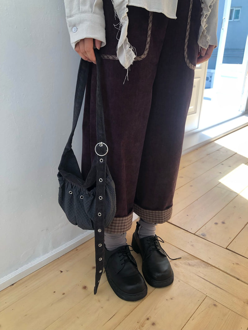 Flash - Korean Women Fashion - #restrostyle - Cheese Check Pants - 7