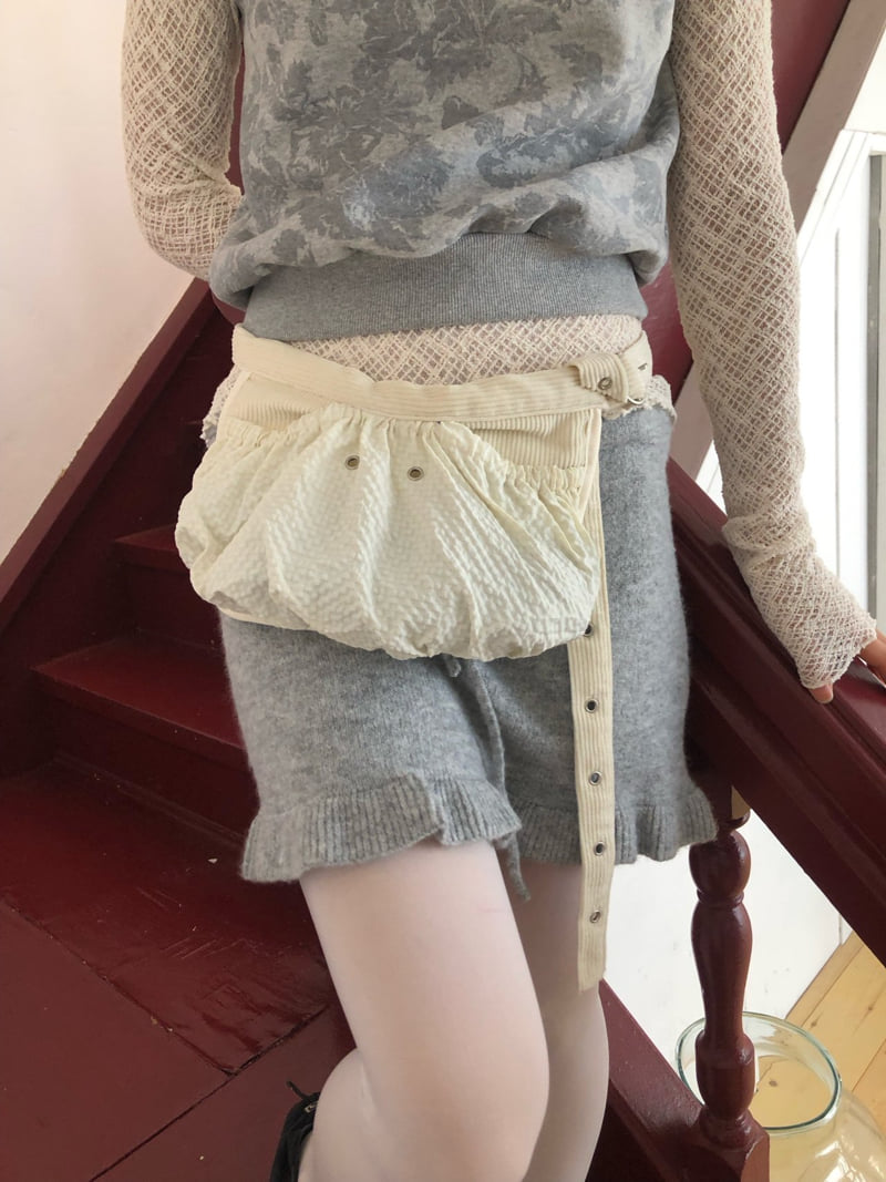 Flash - Korean Women Fashion - #romanticstyle - Knit Frill Skirt Top - 10