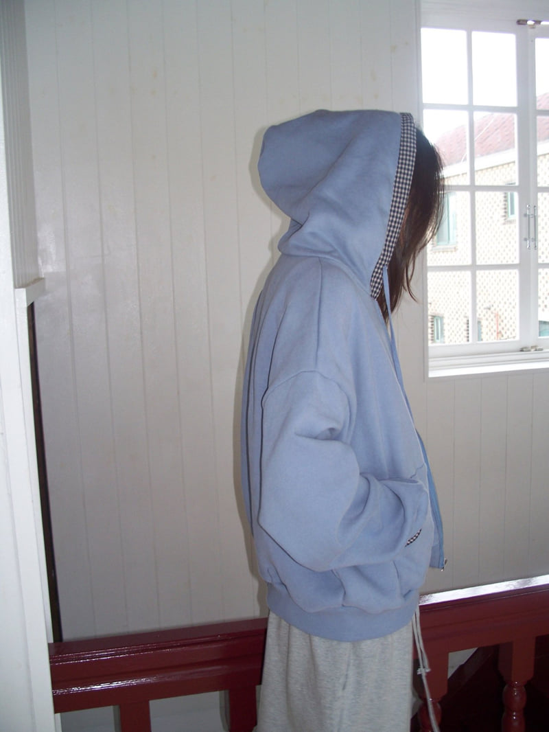 Flash - Korean Women Fashion - #romanticstyle - Pepper Double Fleece Hood Zip-up - 5