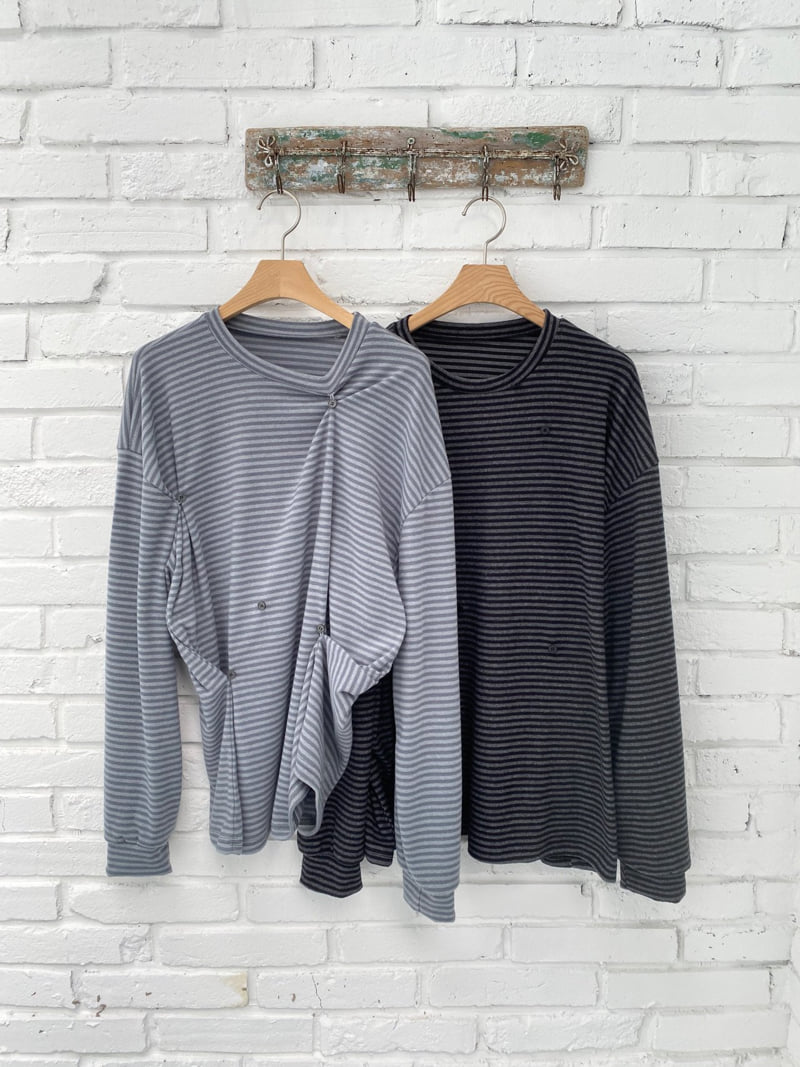 Flash - Korean Women Fashion - #romanticstyle - More Button Tee