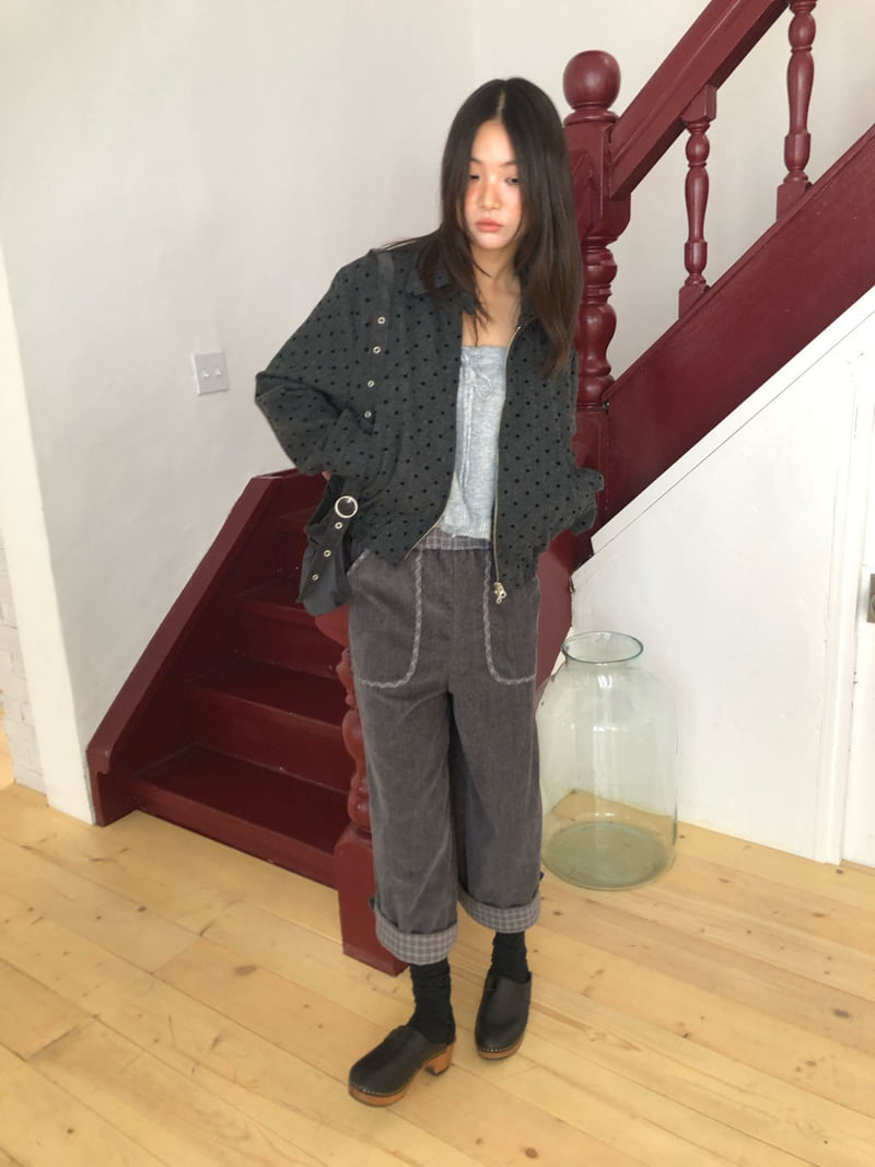 Flash - Korean Women Fashion - #shopsmall - Ford Dot Zip Jumper - 10