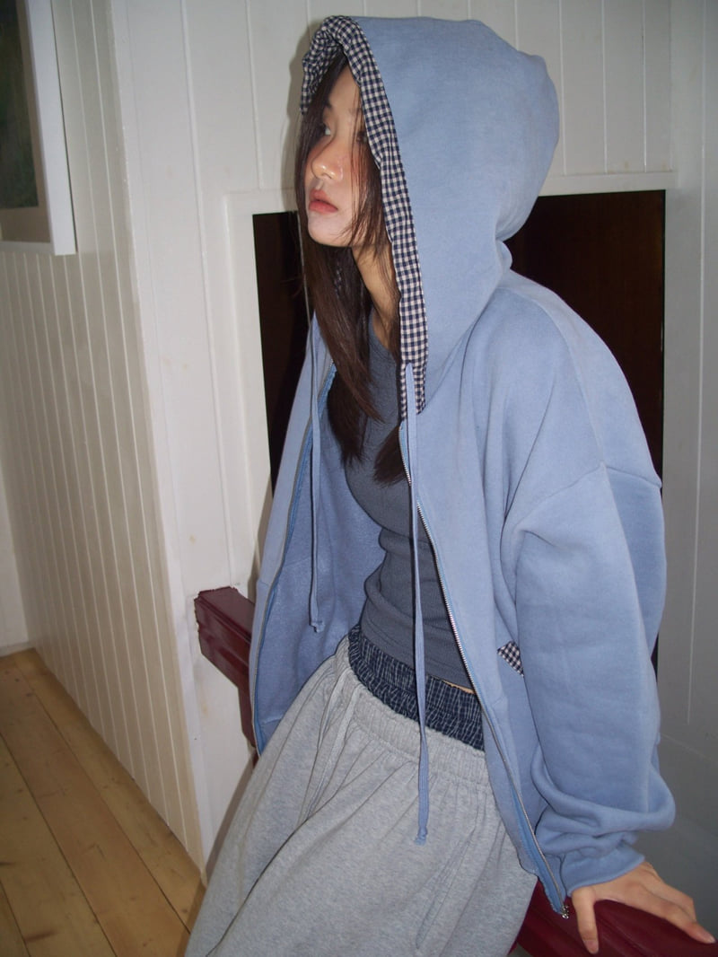 Flash - Korean Women Fashion - #shopsmall - Pepper Double Fleece Hood Zip-up - 6
