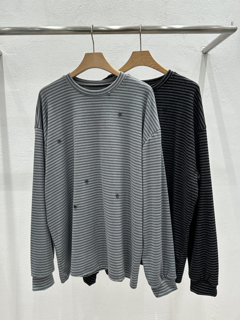 Flash - Korean Women Fashion - #shopsmall - More Button Tee - 2