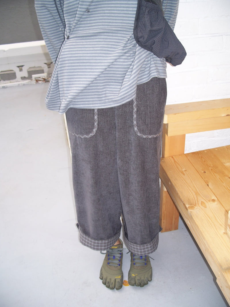 Flash - Korean Women Fashion - #thatsdarling - Cheese Check Pants - 10