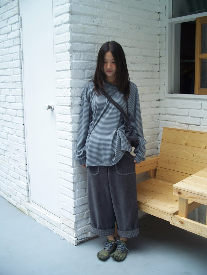 Flash - Korean Women Fashion - #thelittlethings - Cheese Check Pants - 11