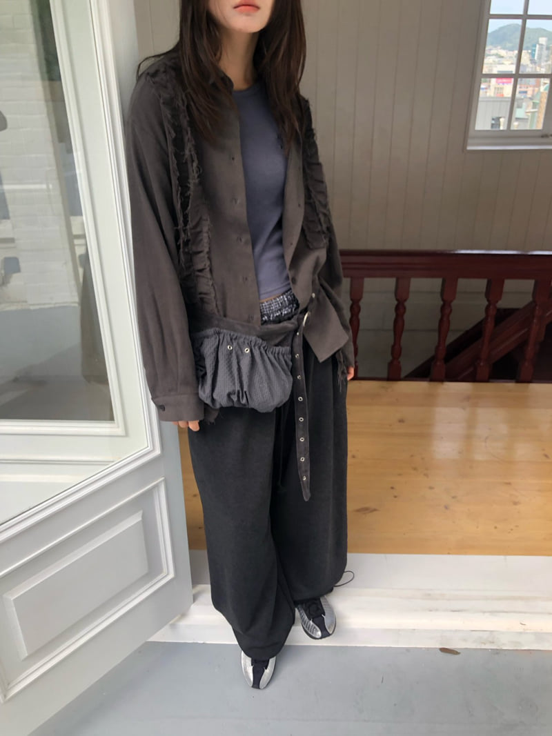Flash - Korean Women Fashion - #thelittlethings - Love Dusty Frill Shirt - 9