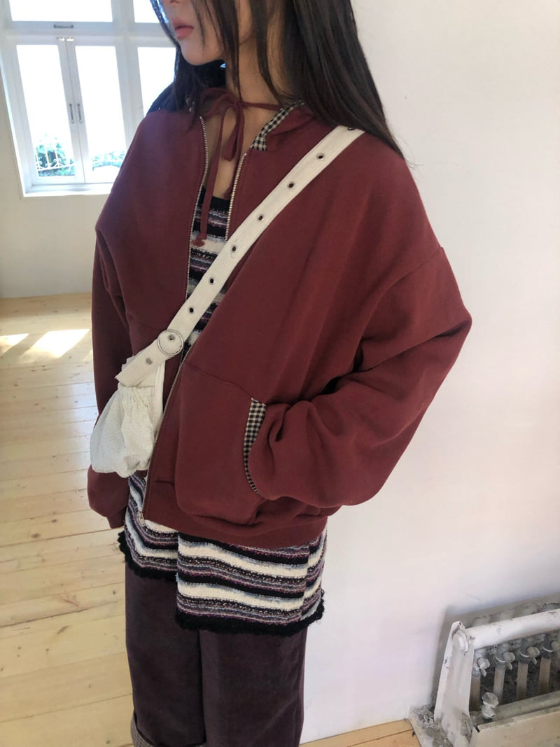 Flash - Korean Women Fashion - #thelittlethings - Pepper Double Fleece Hood Zip-up - 8