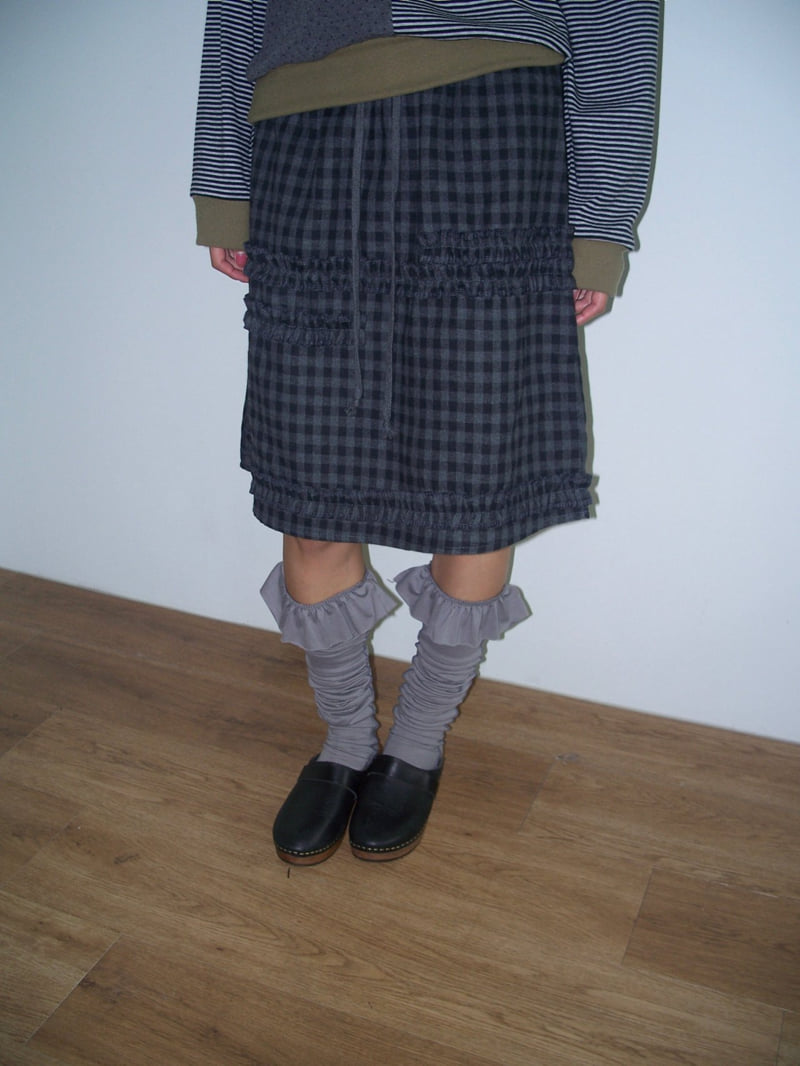 Flash - Korean Women Fashion - #vintagekidsstyle - Ruffle Cord A Skirt - 10