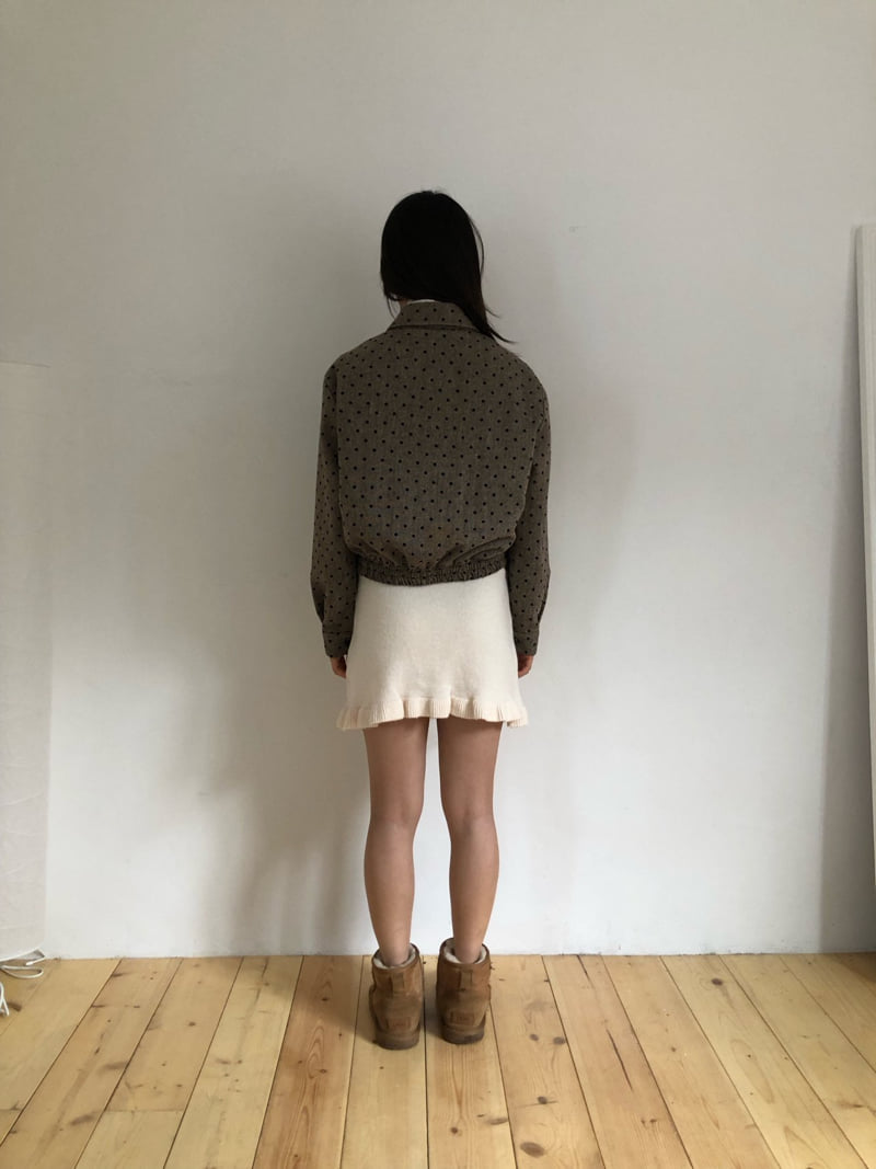 Flash - Korean Women Fashion - #vintagekidsstyle - Ford Dot Zip Jumper - 6