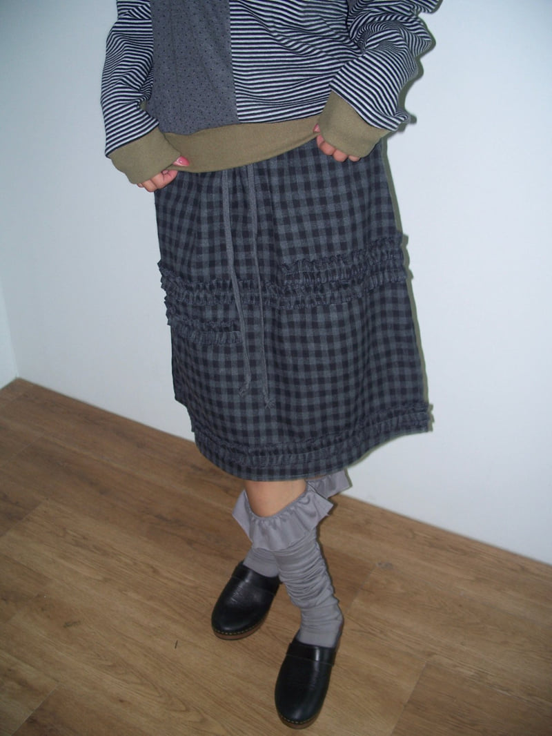 Flash - Korean Women Fashion - #womensfashion - Ruffle Cord A Skirt - 8