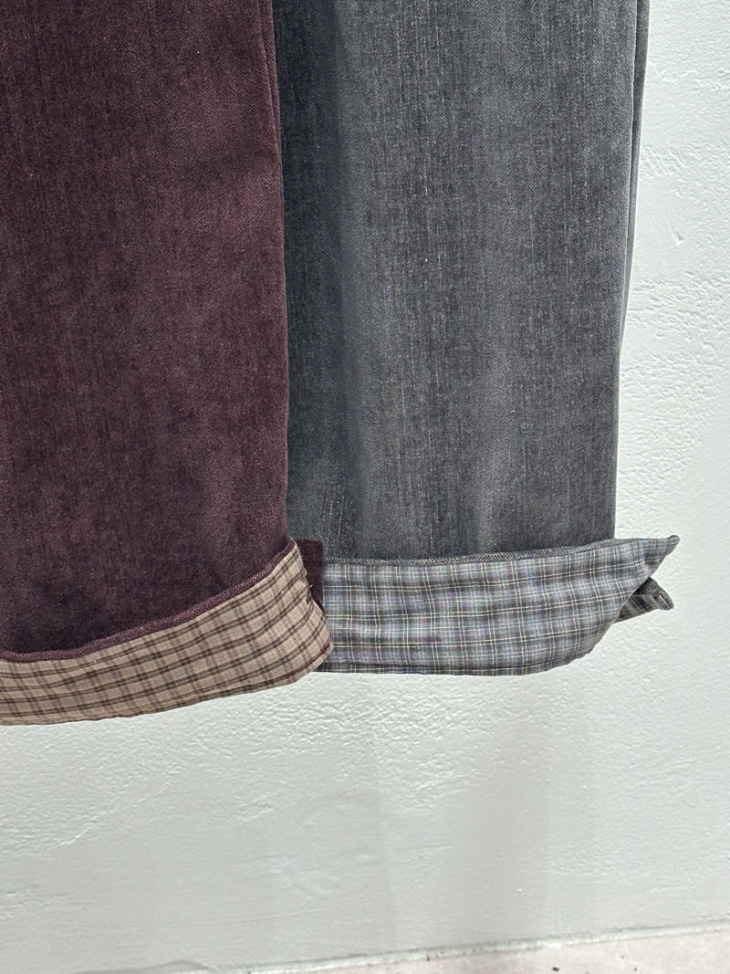 Flash - Korean Women Fashion - #womensfashion - Cheese Check Pants - 3