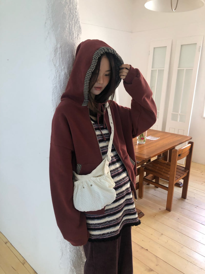 Flash - Korean Women Fashion - #womensfashion - Pepper Double Fleece Hood Zip-up - 10