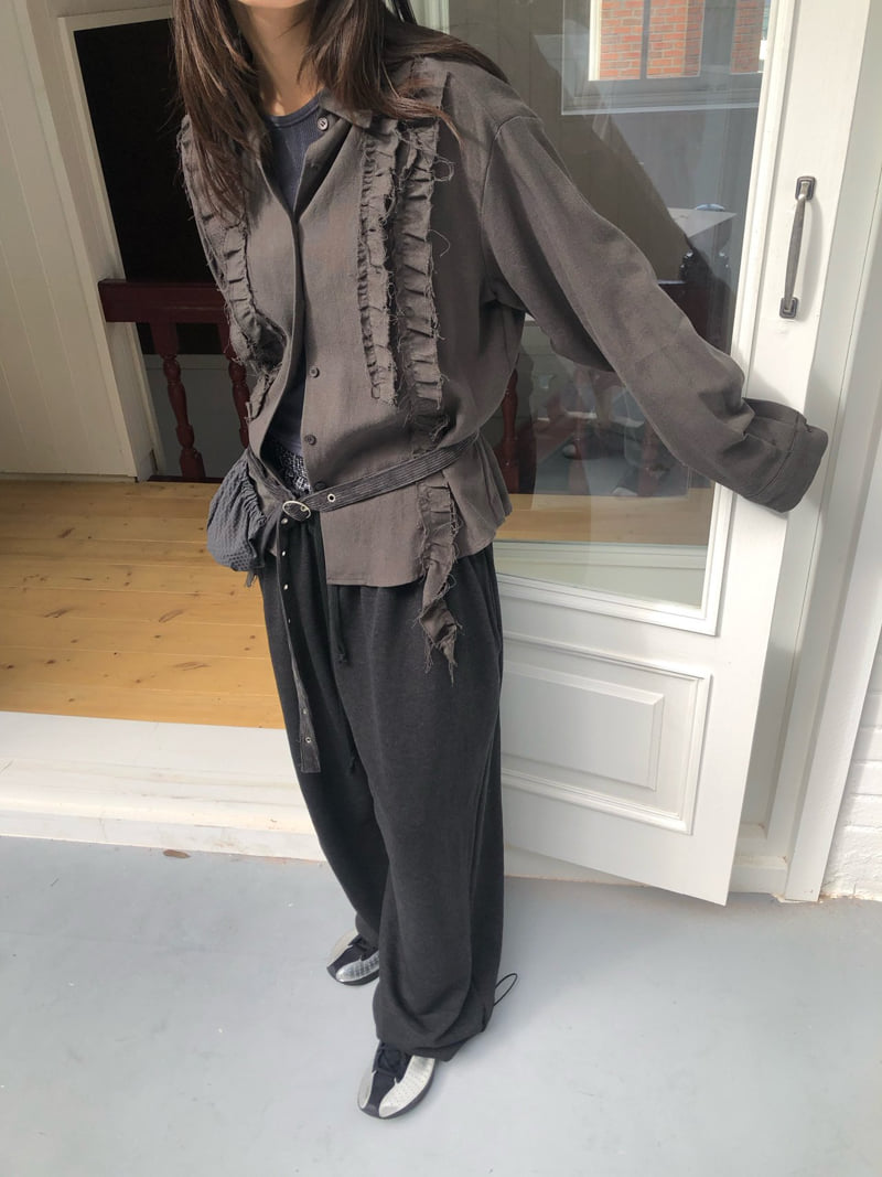 Flash - Korean Women Fashion - #womensfashion - Point Sagging Pants - 11