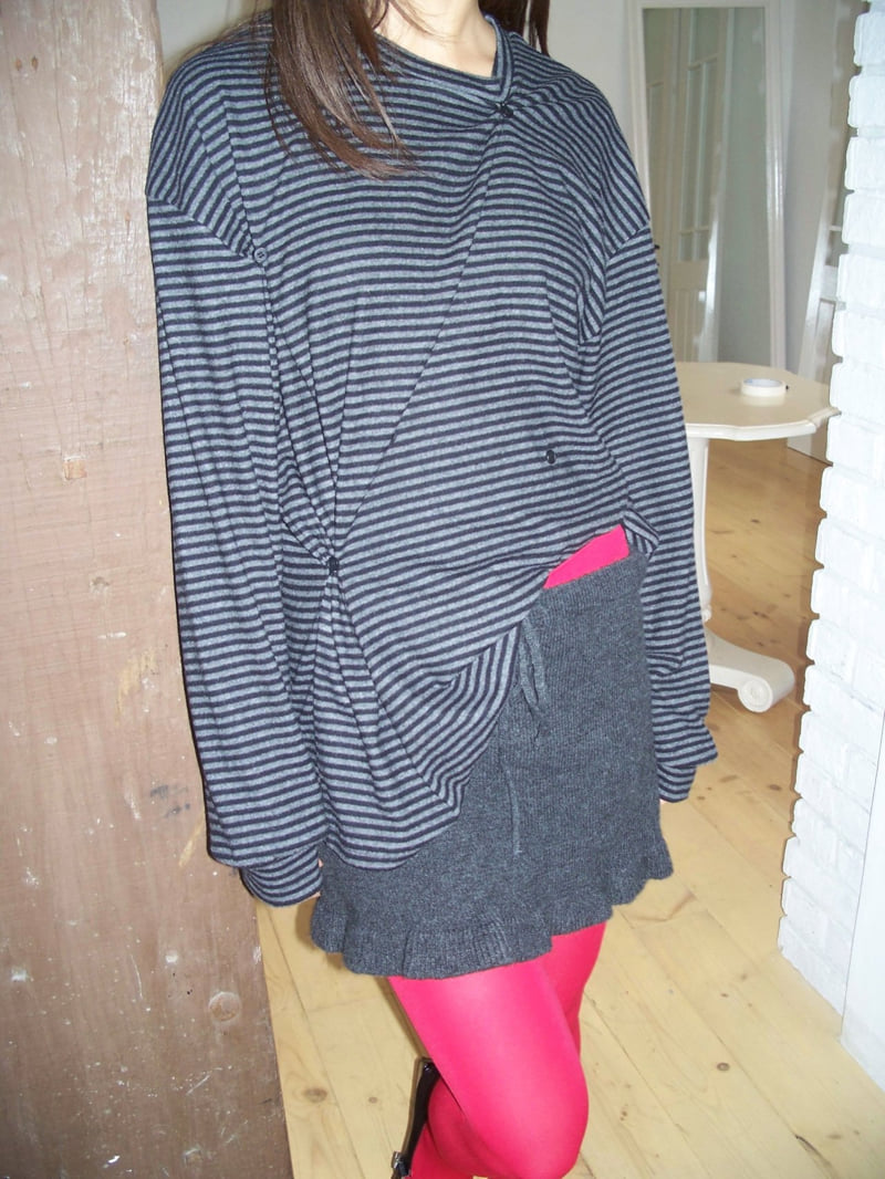 Flash - Korean Women Fashion - #womensfashion - More Button Tee - 10
