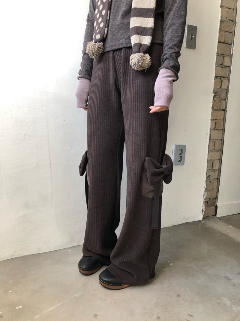 Flash - Korean Women Fashion - #womensfashion - Ribbon Goat Pants - 6