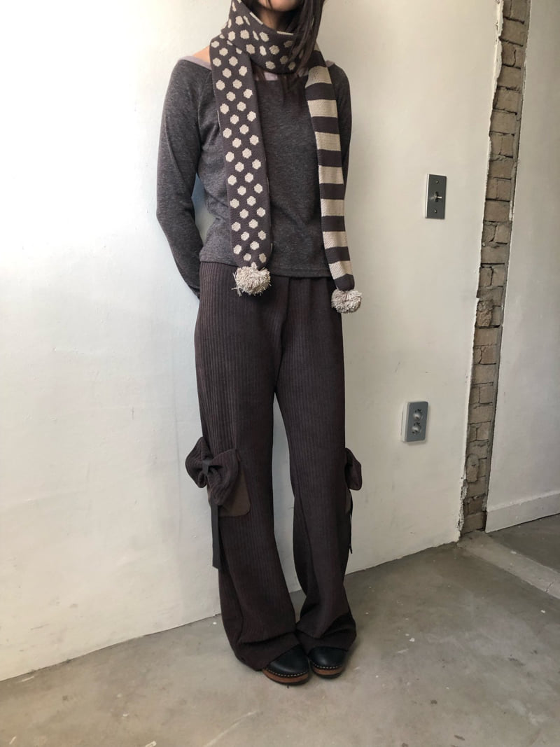 Flash - Korean Women Fashion - #womensfashion - Ribbon Goat Pants - 8