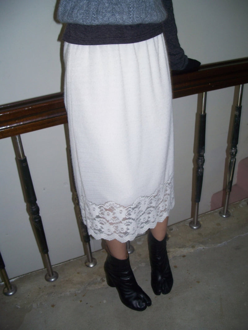 Flash - Korean Women Fashion - #womensfashion - Lace Knit Skirt - 7