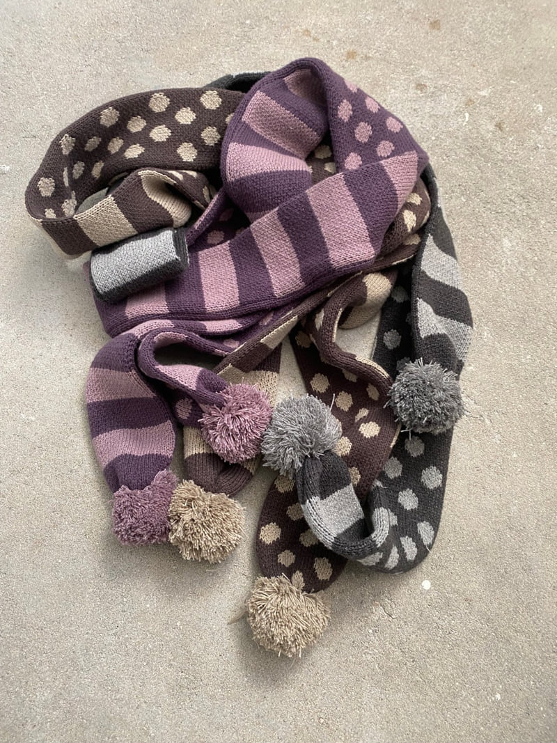 Flash - Korean Women Fashion - #womensfashion - Cute Pom Pom Muffler - 10