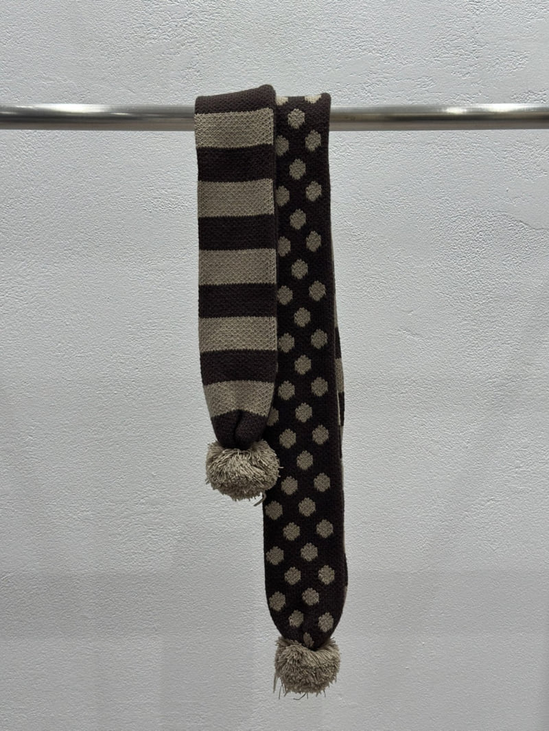 Flash - Korean Women Fashion - #momslook - Cute Pom Pom Muffler - 4