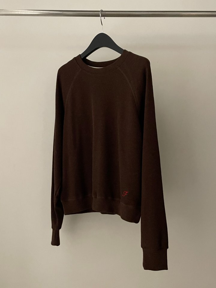 Flatgarden - Korean Women Fashion - #momslook - Angora Waffle Sweatshirt - 5