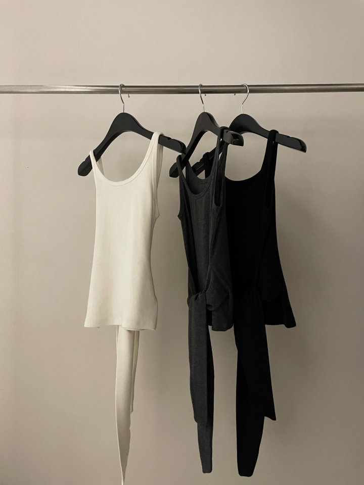 Flatgarden - Korean Women Fashion - #momslook - Tide Sleeveless Top - 6