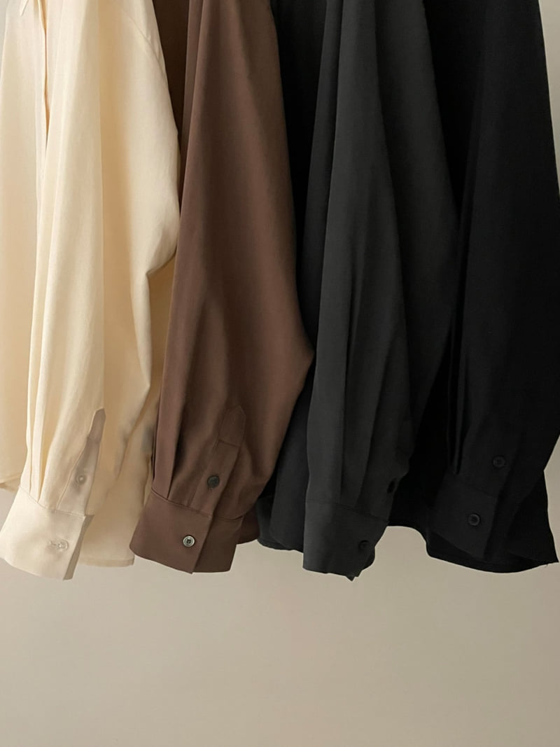 Flatgarden - Korean Women Fashion - #thelittlethings - Tencel Shirt Wrap Skirt Set - 6