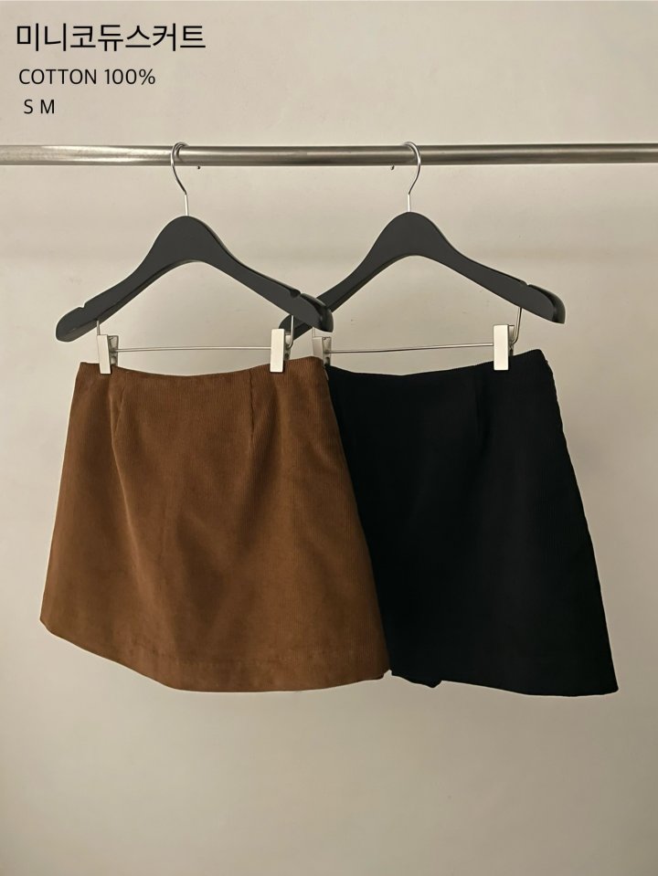 Flatgarden - Korean Women Fashion - #womensfashion - Mini Corduroy Skirt