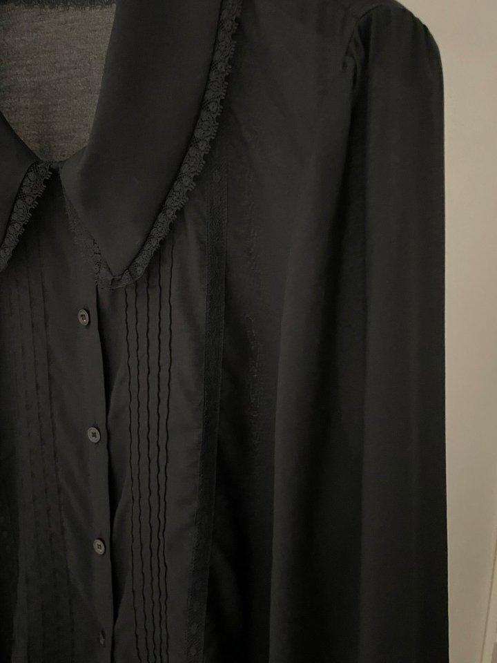 Flatgarden - Korean Women Fashion - #womensfashion - Lace Pintuck Blouse - 7