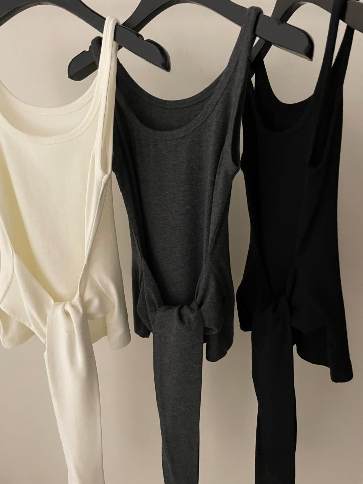 Flatgarden - Korean Women Fashion - #womensfashion - Tide Sleeveless Top - 3