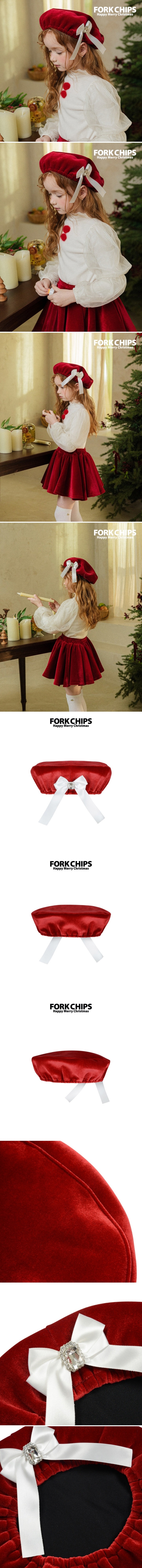 Fork Chips - Korean Children Fashion - #childofig - Chacha Beret - 2