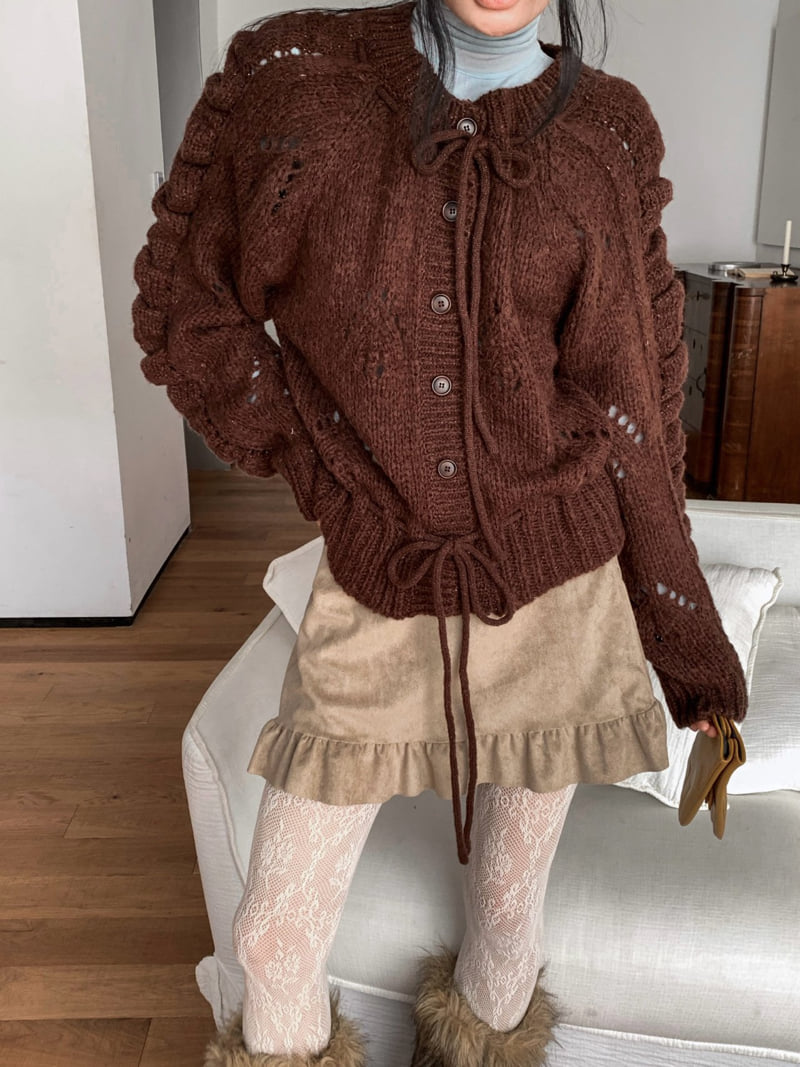 Foundation - Korean Women Fashion - #momslook - Maple Pointelle Knit - 11