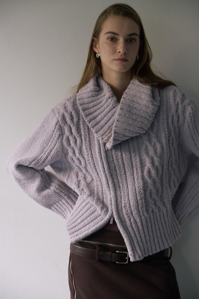 Foundation - Korean Women Fashion - #womensfashion - Poet Zip-Up Knit - 4